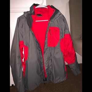 Men’s North Face winter jacket with liner.